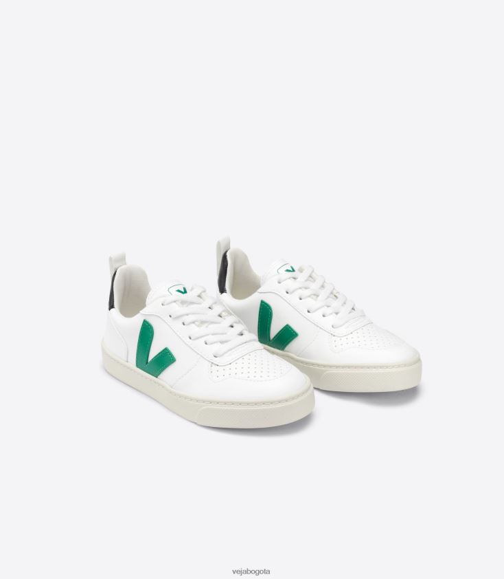 Veja Z6JRPR368v-10 cordones cwl blanco esmeralda negro