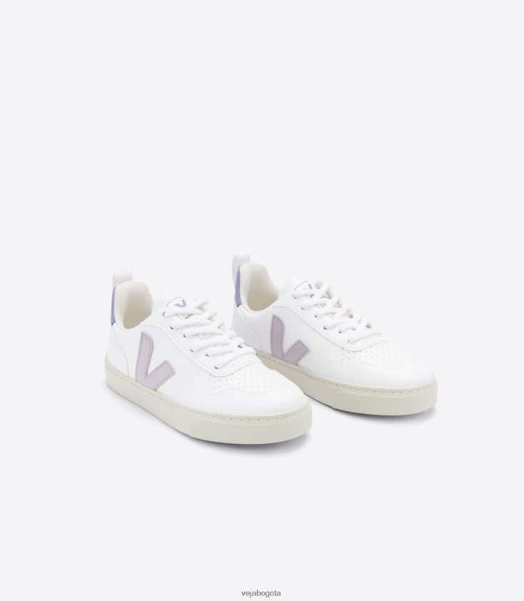 Veja Z6JRPR369v-10 cordones cwl blanco parme lavande