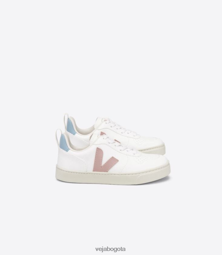 Veja Z6JRPR370v-10 cordones cwl blanco nena azul