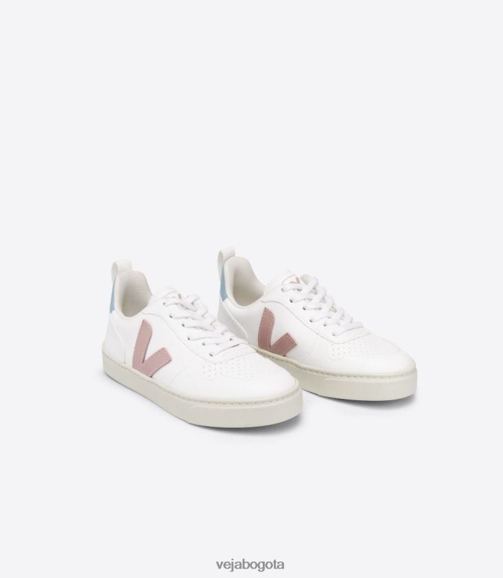 Veja Z6JRPR370v-10 cordones cwl blanco nena azul