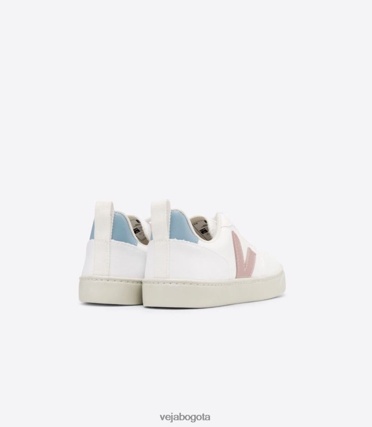 Veja Z6JRPR370v-10 cordones cwl blanco nena azul