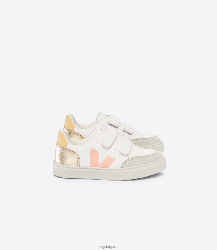 Veja Z6JRPR301v-12 cuero sin cromo blanco multico platine