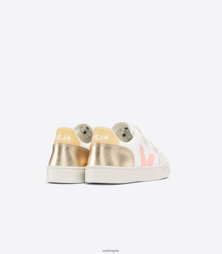 Veja Z6JRPR301v-12 cuero sin cromo blanco multico platine