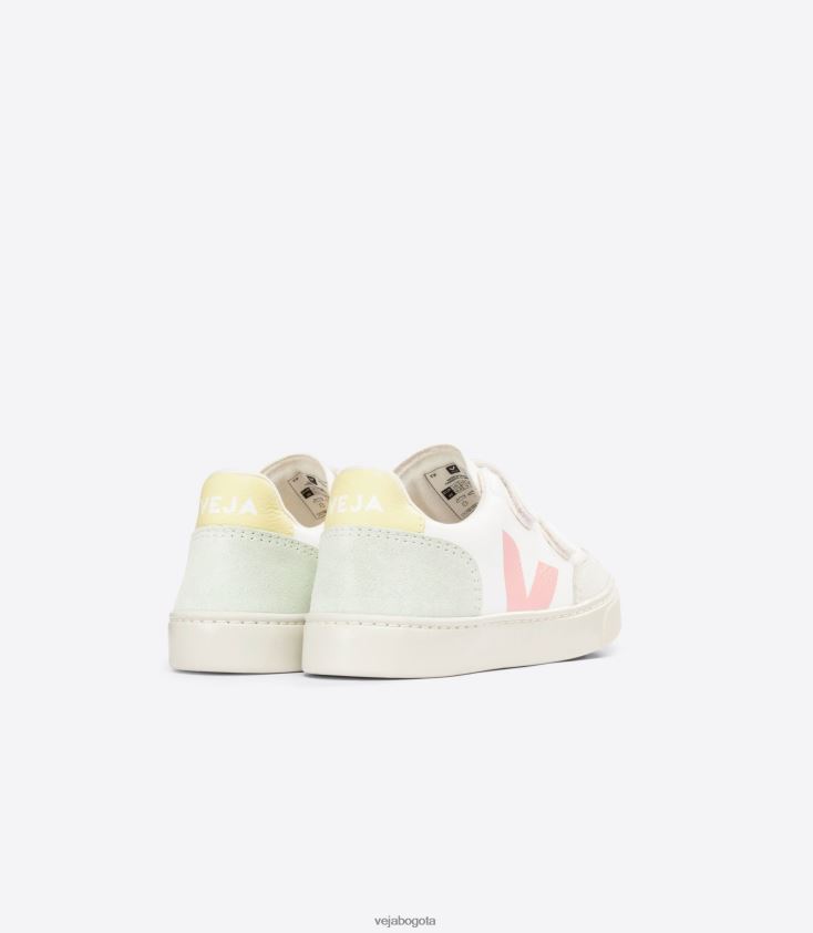 Veja Z6JRPR304v-12 cuero sin cromo blanco multico jade