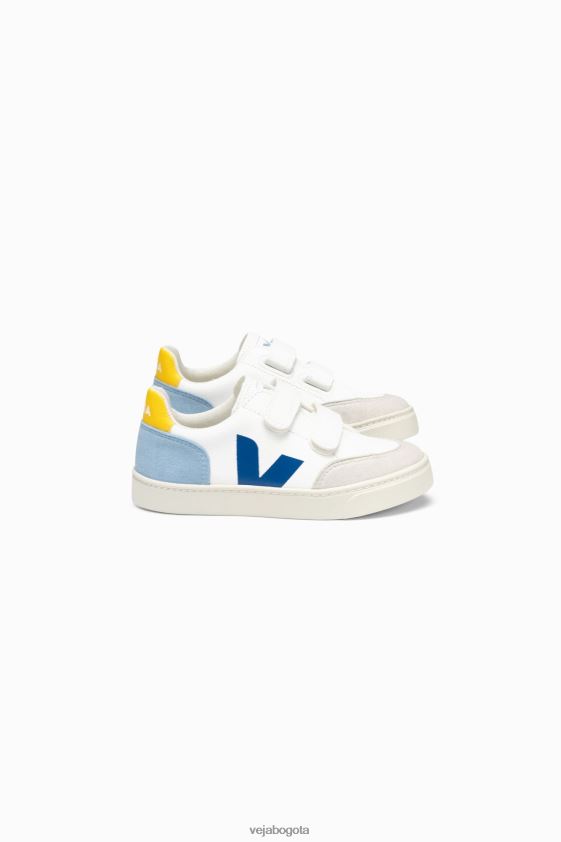 Veja Z6JRPR309v-12 cuero sin cromo blanco multico